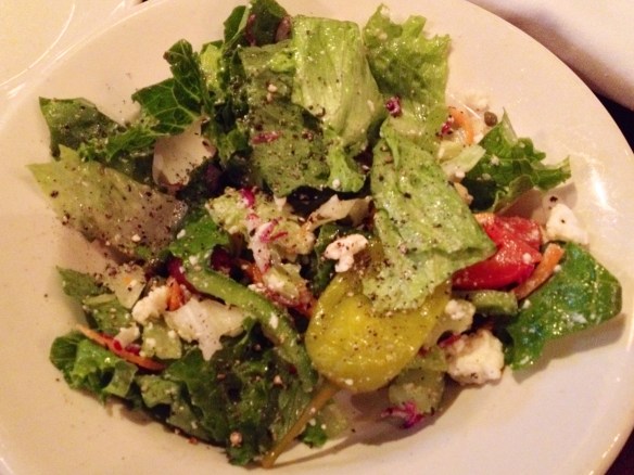 Oh yeah, salad. I guess it's important.