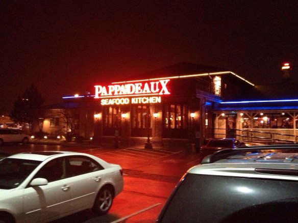 Pappadeaux, pronounced 'poppa dough'. I think.