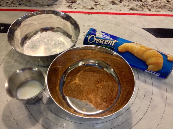 Normal people don't assemble their ingredients ahead of time. Only bloggers are this weird.