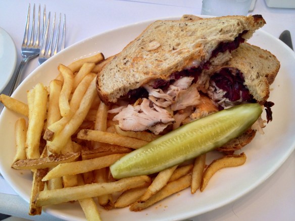If you've never seen a turkey Reuben before, now you can say you have.