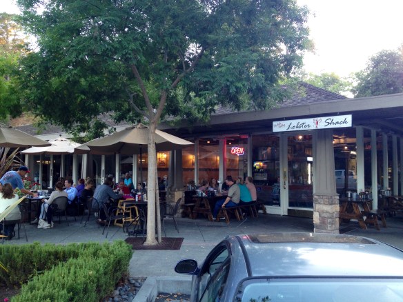 Lots of seating outdoors, not lots indoors.