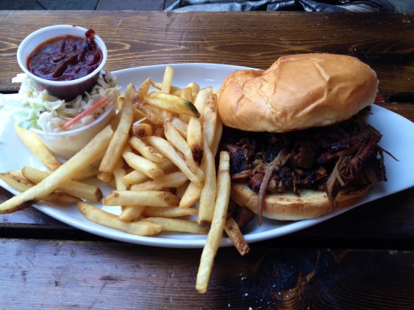 The brisket is remarkably good, especially for a seafood restaurant.