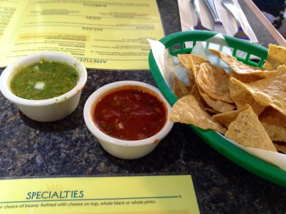 You discover that both types of salsa are excellent.