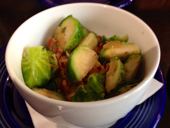 I discovered that I like Brussels sprouts. Well whaddya know.