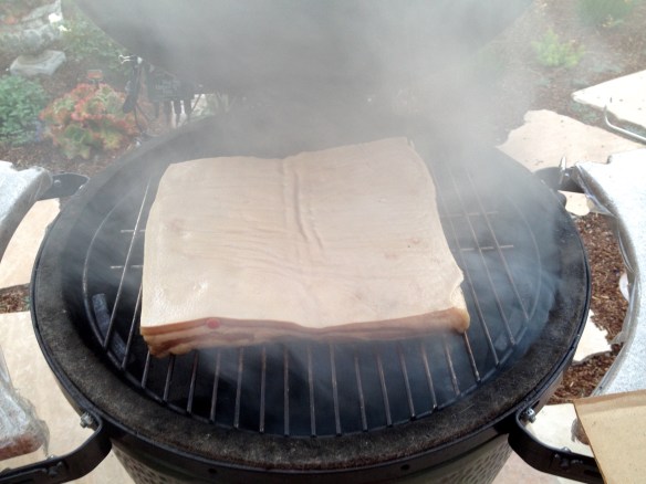 This little piggy went to the smoker.