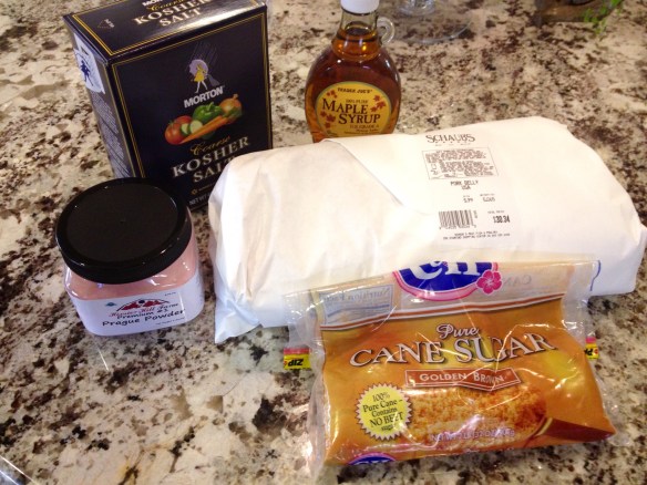 You don't need a lot of gear to cure your own bacon.