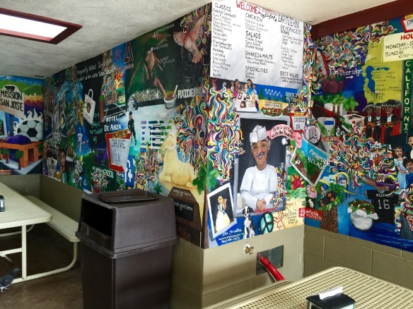 The decor isn't boring, that's for sure.