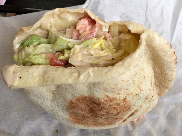 No, 'gyros' is not plural.