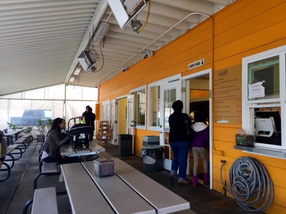 There's plenty of room to sit and be confused about your order.