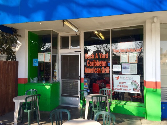 There is exactly as much seating available outside as there is inside: Not much.