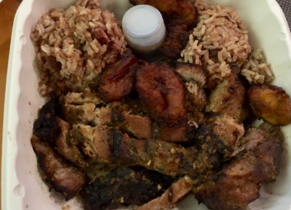 The jerk chicken was the lunch of my dreams.