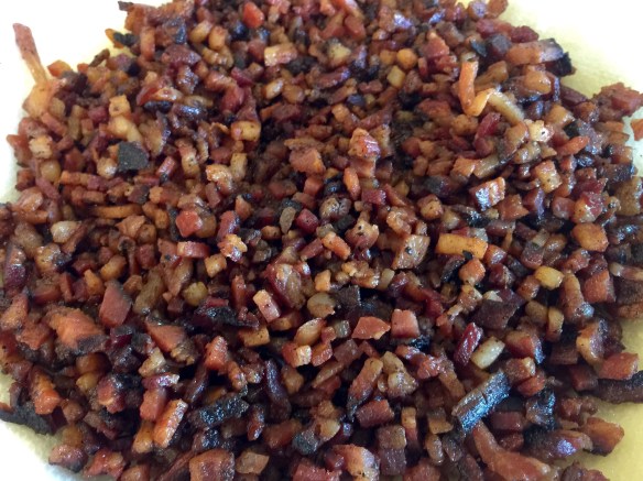 Did I mention that there's bacon in this recipe?