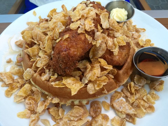 This mother cluckin' thing was mother cluckin' tasty.